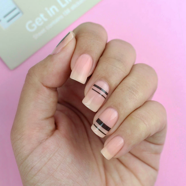 ella+mila - Nail Art Decal - Get in Line - Lines