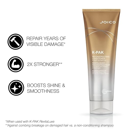 Joico - K-Pak Restructuring Duo Set: Shampoo 10.1 oz + Conditioner 8.5 oz