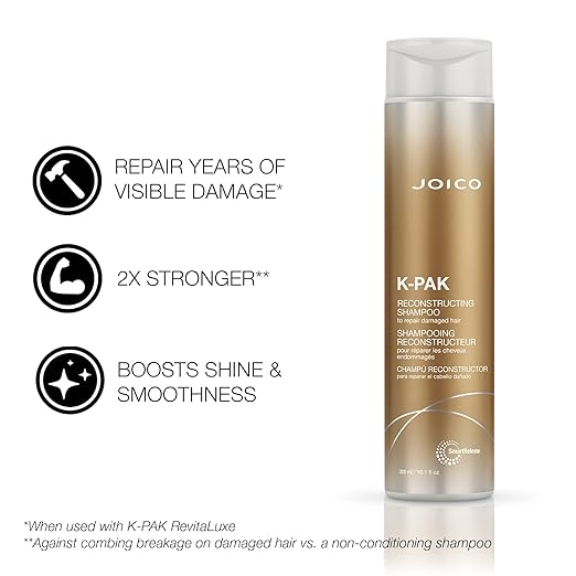 Joico - K-Pak Restructuring Duo Set: Shampoo 10.1 oz + Conditioner 8.5 oz