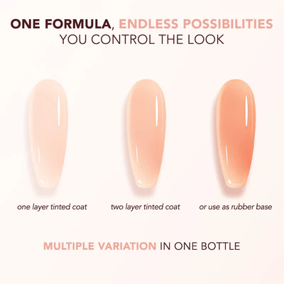 Kiara Sky - Gel Polish - Tinted Rubber Top Coat - Honeymoon 0.5 oz - #TNT07