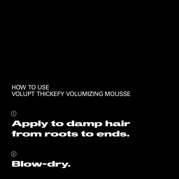 Sebastian - Volupt Thickefy Volumizing Mousse 6.4 oz