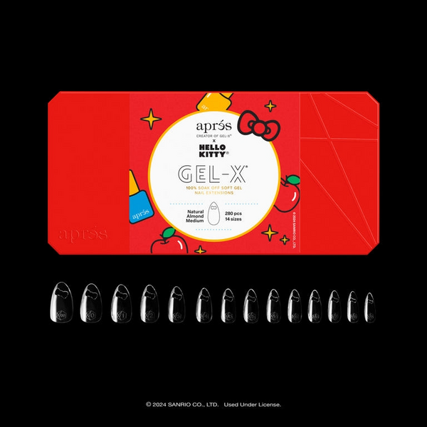 Apres - Gel-X Hello Kitty x Apres - Natural Almond Medium (280 pcs)