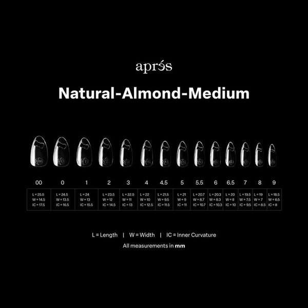 Apres - Gel-X Hello Kitty x Apres - Natural Almond Medium (280 pcs)