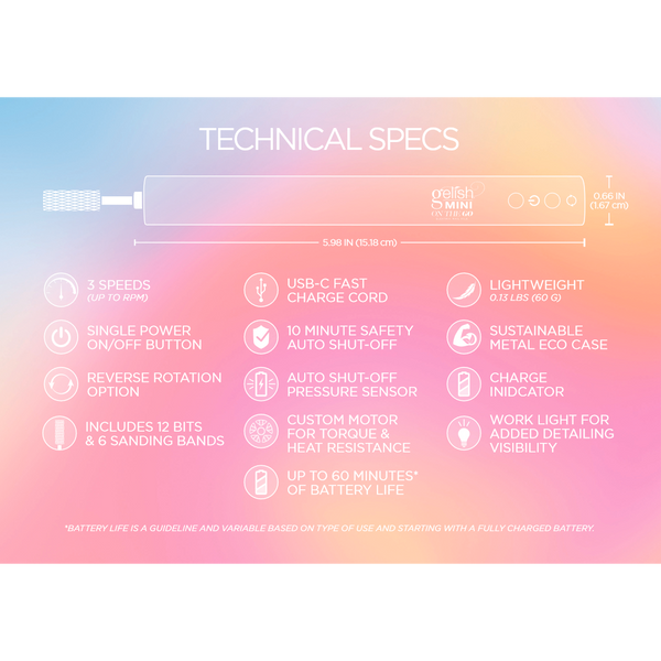 Gelish - Mini On The Go Electric File