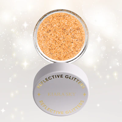 Kiara Sky Nail Art - Reflective Loose Glitter - Lemon Twist