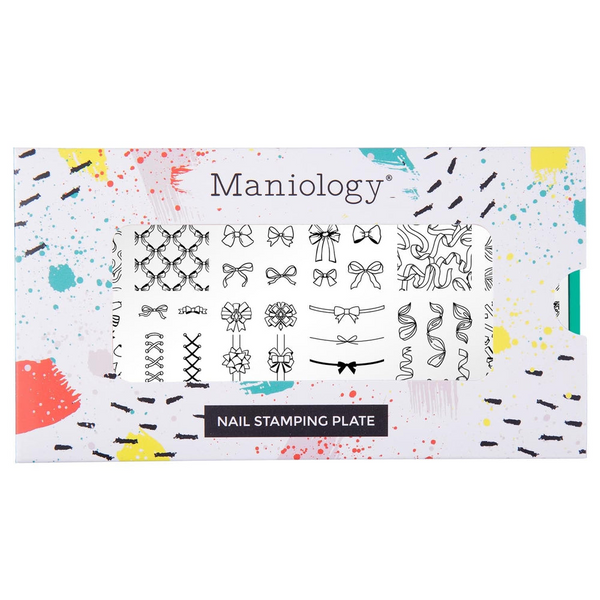 Maniology - Stamping Plate - Bows & Ribbons #M453