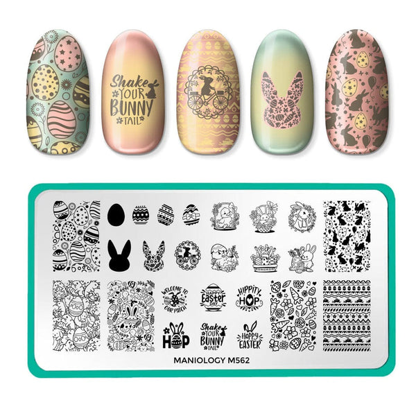 Maniology - Stamping Plate - Bunny Bliss (M562)
