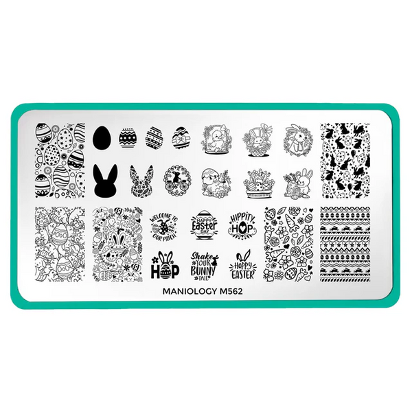 Maniology - Stamping Plate - Bunny Bliss (M562)