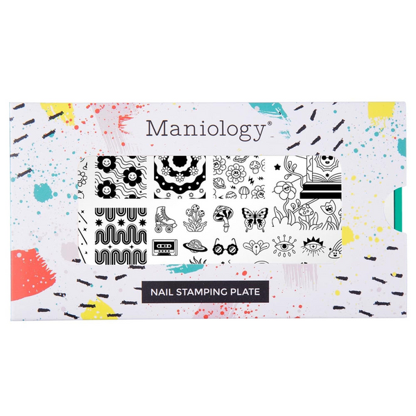 Maniology - Stamping Plate - Feelin Groovy #M437