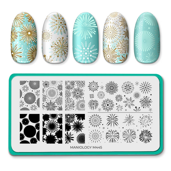 Maniology - Stamping Plate - Fireworks Frenzy (M445)