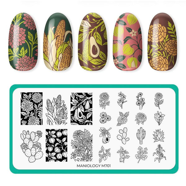 Maniology - Stamping Plate - Garden Fresh #M701