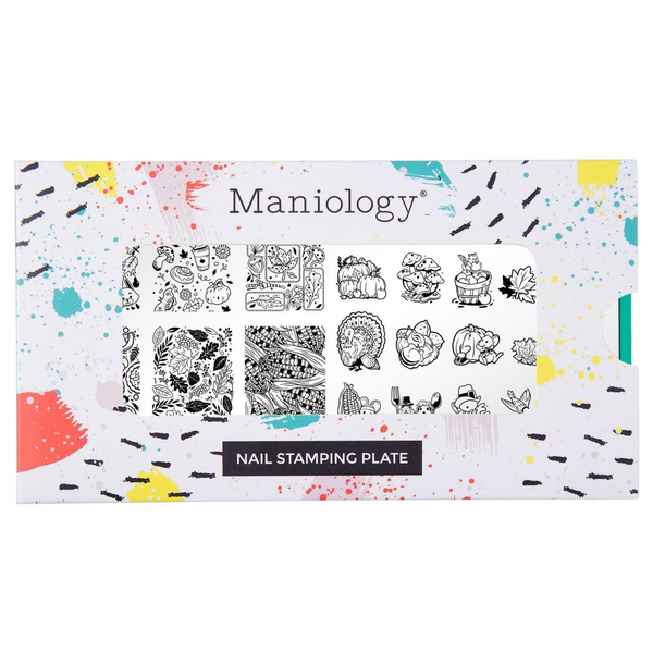 Maniology - Stamping Plate - Give Thanks (M536)