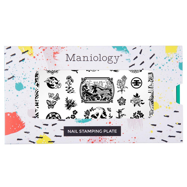 Maniology - Stamping Plate - Japanese Porcelain #M460
