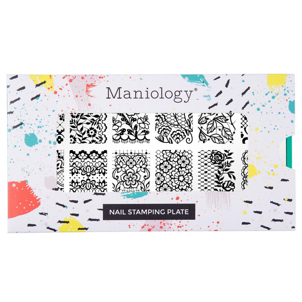 Maniology - Stamping Plate - Lacey Lovers (M450)
