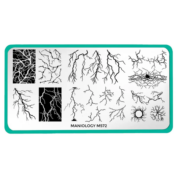 Maniology - Stamping Plate - Lightning Strikes (M572)