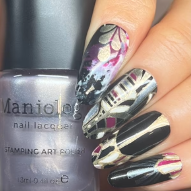 Maniology - Stamping Nail Polish - Silver Screen (B541) - Metallic Silver