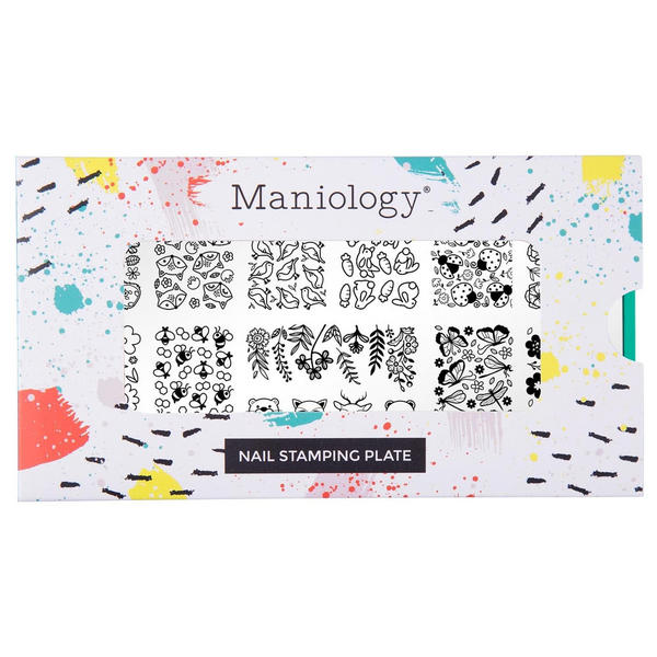 Maniology - Stamping Plate - Meadow Magic #M466