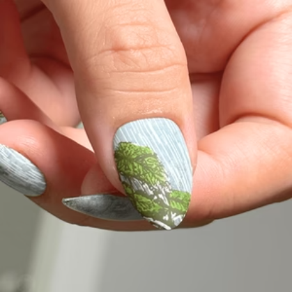 Maniology - Stamping Plate - Misty Mornings (M575)