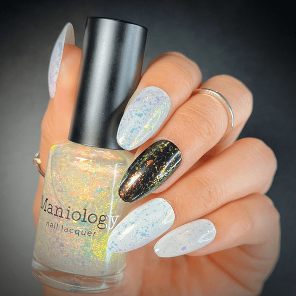 Maniology - Ocean Crush: 3-Piece Flakie Iridescent Toppers Summer 2023 Nail Polish Set