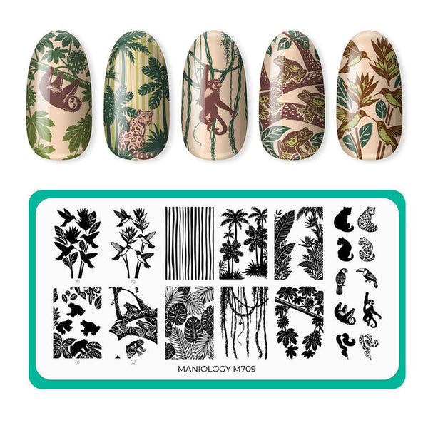 Maniology - Stamping Plate - Rainforest Secrets (M709)