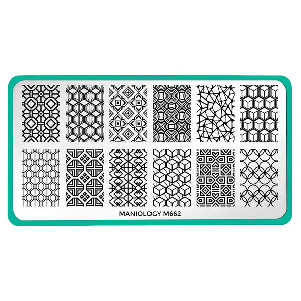 Maniology - Stamping Plate - Shape Up (M662)
