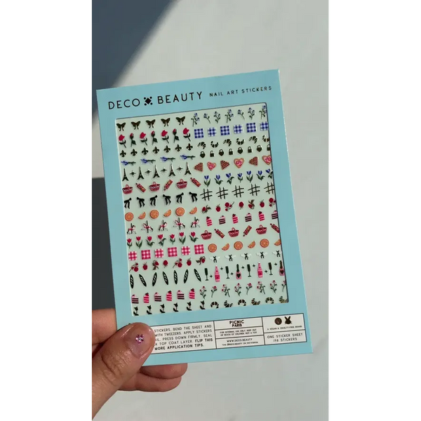 Deco Beauty - Nail Art Stickers - Picnic (Paris)