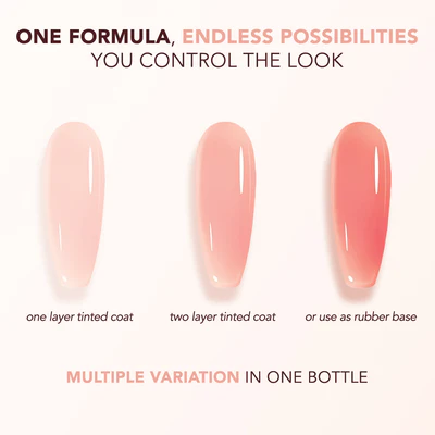 Kiara Sky - Gel Polish - Tinted Rubber Top Coat - Sedona Sunset 0.5 oz - #TNT04