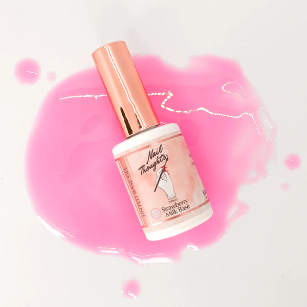 Nail Thoughts Tinted Base Gel - Strawberry Milk Base - #NTB-02