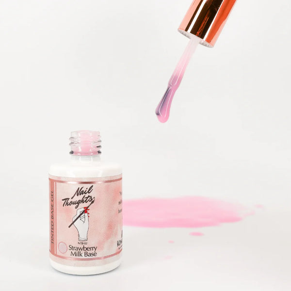 Nail Thoughts Tinted Base Gel - Strawberry Milk Base - #NTB-02