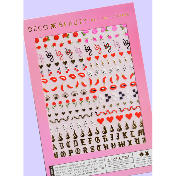 Deco Beauty - Nail Art Stickers - Sugar & Spice