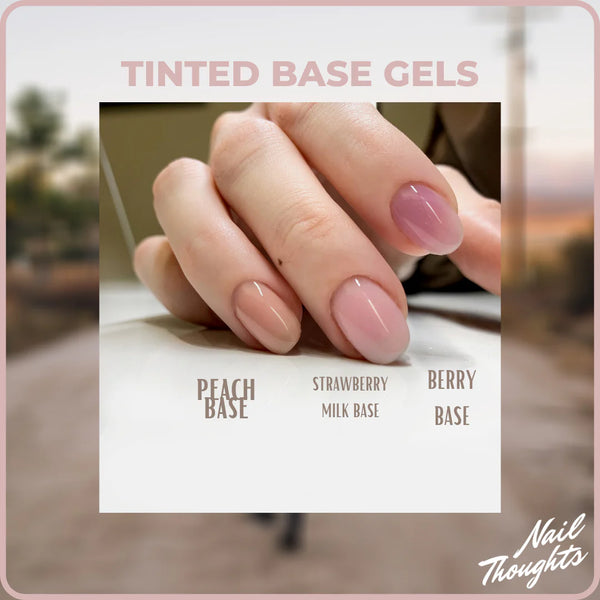 Nail Thoughts Tinted Base Gel - Strawberry Milk Base - #NTB-02