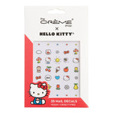 The Creme Shop x Hello Kitty - Holiday Manicure Set Nail Decals & Clear Polish (50 Decals - Pink Holiday)