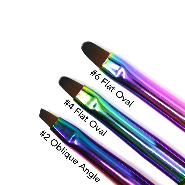 KBShimmer - Nail Tool - #2 Oblique Angled Vegan Clean Up Brush