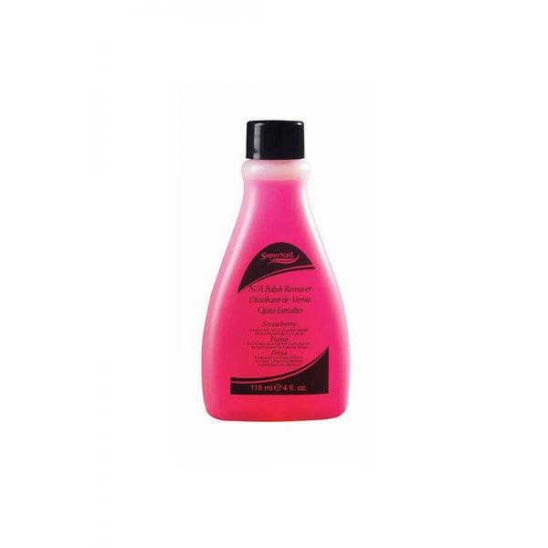 Supernail - Strawberry Polish Remover - 4 oz