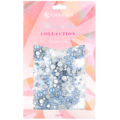 Kiara Sky Nail Art - Rhinestones - Ocean Eyes