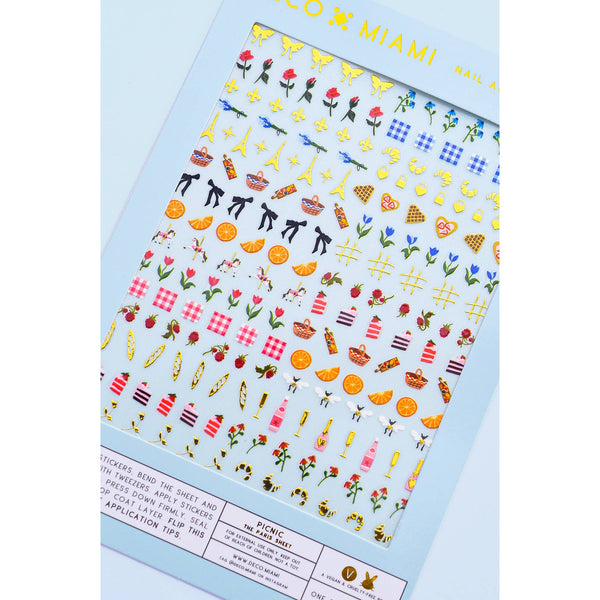 Deco Beauty - Nail Art Stickers - Picnic (Paris)