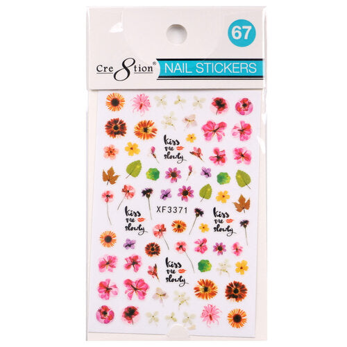 Cre8tion - Nail Art Design Sticker Flower #067