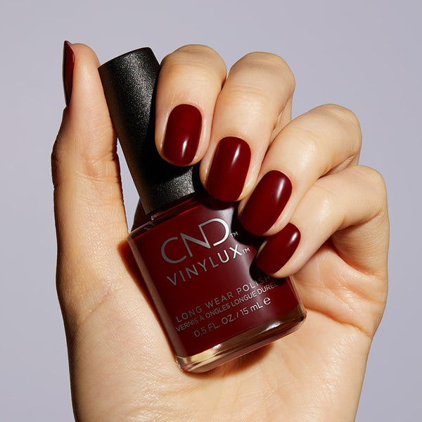 CND - Vinylux Topcoat & Bordeaux Babe 0.5 oz - #365