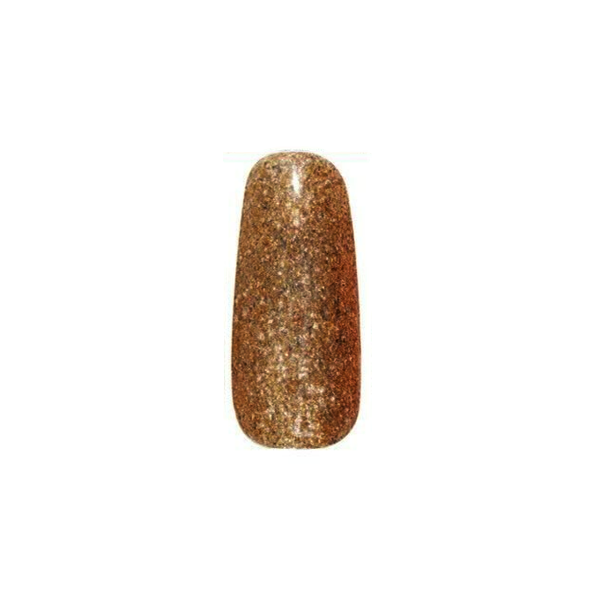 DND - Super Platinum Glitter Collection - Copper Fireside 0.6 oz - #938