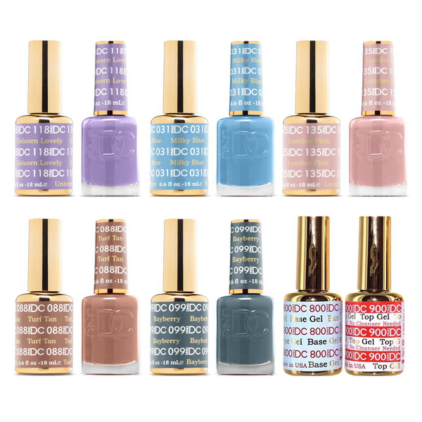 DND - Gel Starter Set DC - BT800900, DC118, DC031, DC135, DC088, DC099