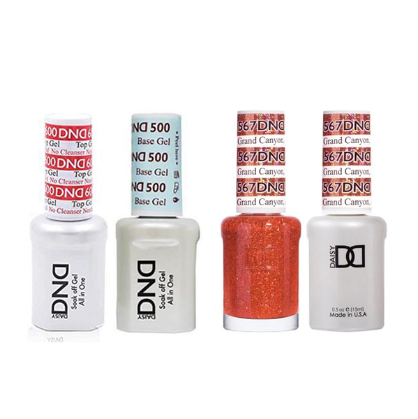 DND - #500#600 Base, Top, Gel & Lacquer Combo - Grand Canyon AZ - #567