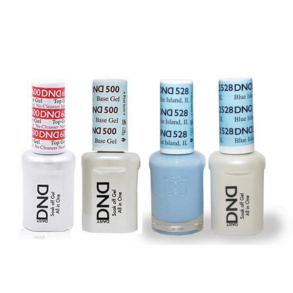 DND - #500#600 Base, Top, Gel & Lacquer Combo - Blue Island IL - #528