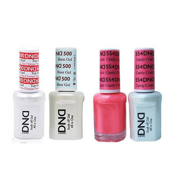 DND - #500#600 Base, Top, Gel & Lacquer Combo - Candy Crush - #554