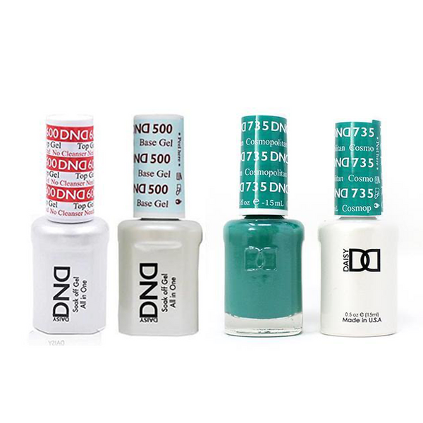 DND - #500#600 Base, Top, Gel & Lacquer Combo - Cosmopolitan - #735