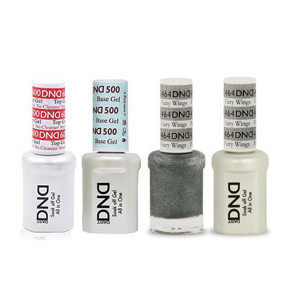 DND - #500#600 Base, Top, Gel & Lacquer Combo - Fairy Wings - #464