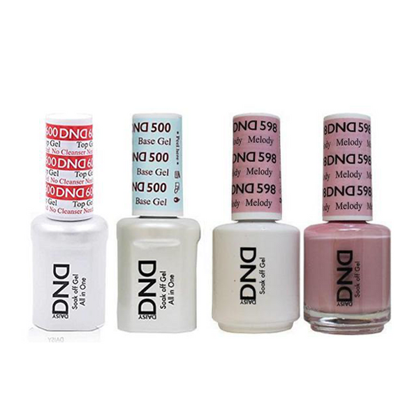 DND - #500#600 Base, Top, Gel & Lacquer Combo - Melody - #598