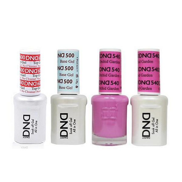 DND - #500#600 Base, Top, Gel & Lacquer Combo - Orchid Garden - #540