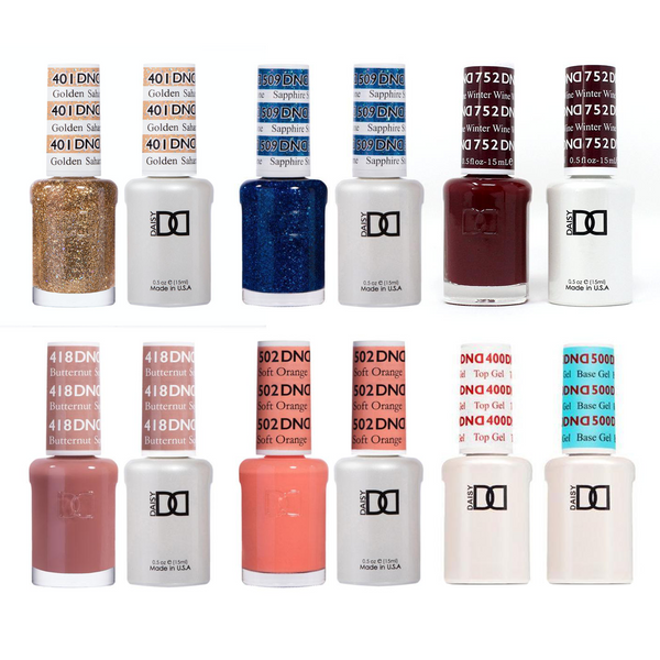 DND - Gel Starter Set - BT400500, 401, 509, 752, 502, 418