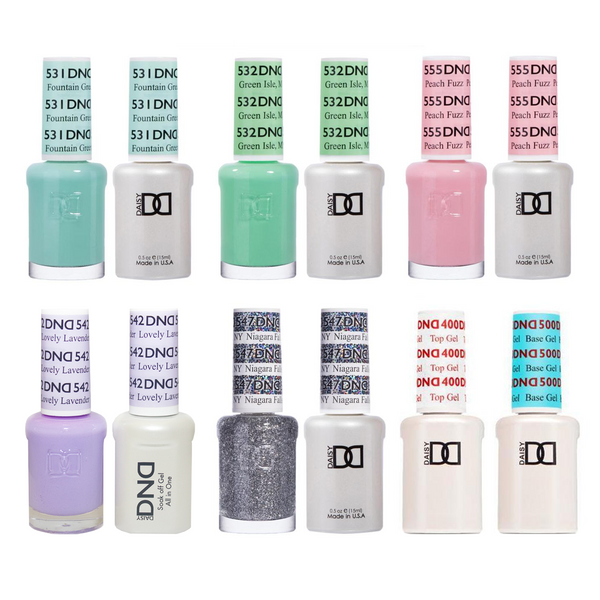 DND - Gel Starter Set - BT400500, 531, 532, 555, 542, 547