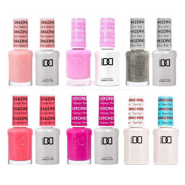 DND - Gel Starter Set - BT400500, 556, 559, 586, 726, 442